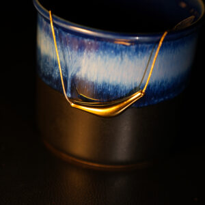 Sleek Curvaceous Bar Necklace