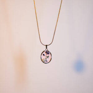 Enchanted Garden Resin Pendant Necklace