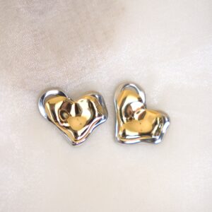 Molten Liquid Heart Studs