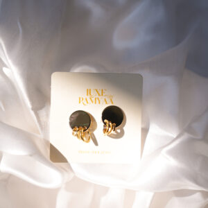 Anti-Tarnish Gold Plated Loop Stud Earrings