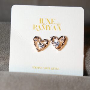 Heart Frame Studs