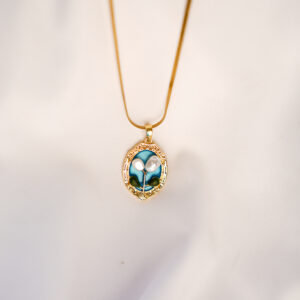 Azure Cameo Pendant