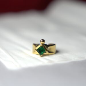 Emerald Monarch Ring