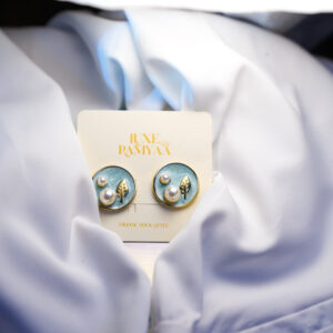 The Azure Bloom Stud Earrings