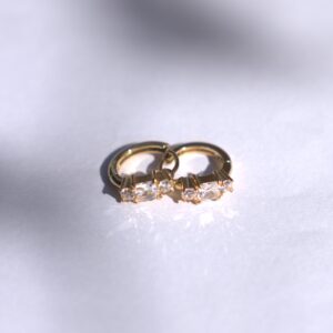 Baguette Huggie Hoops