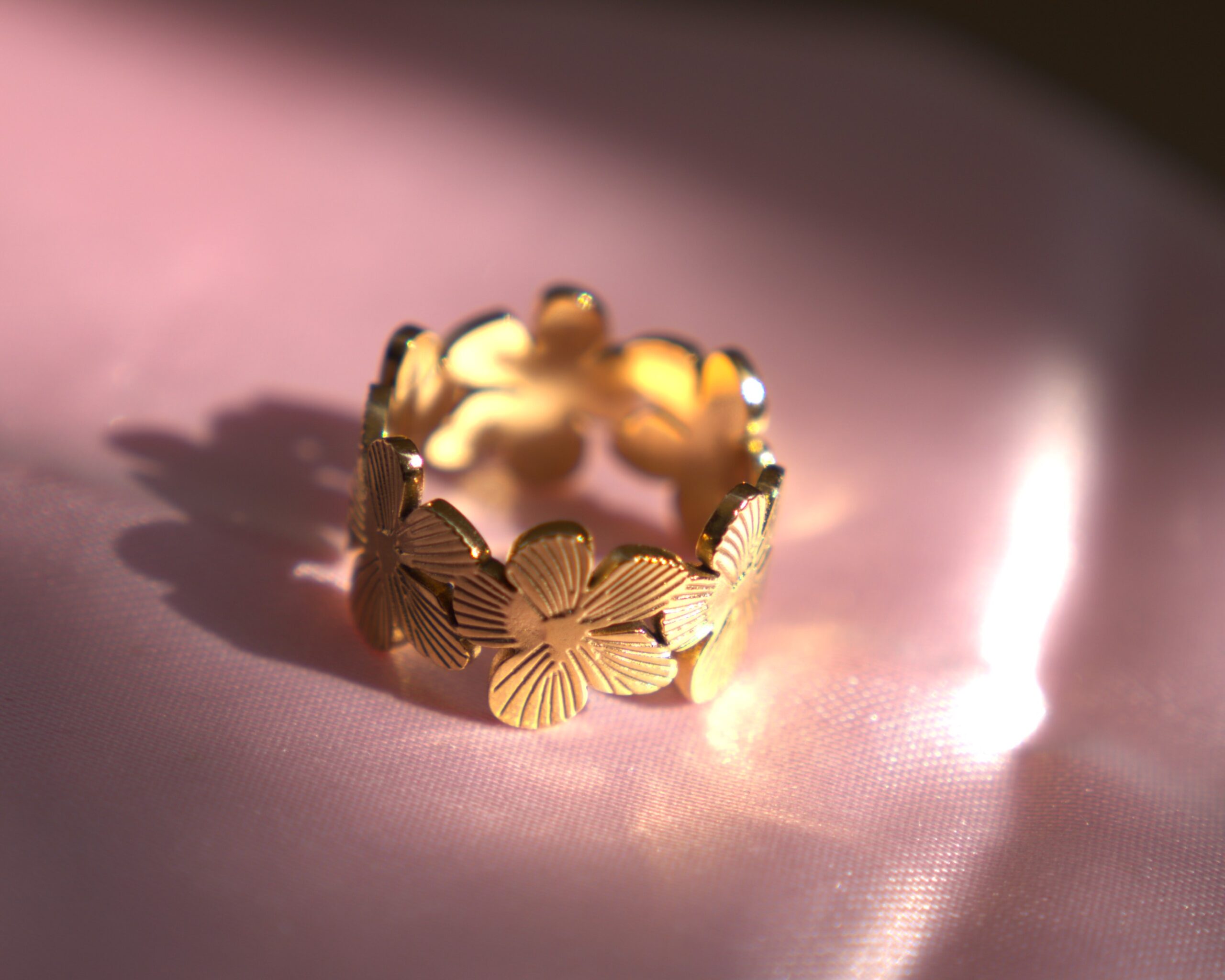 Golden Blossom Ring - Image 2