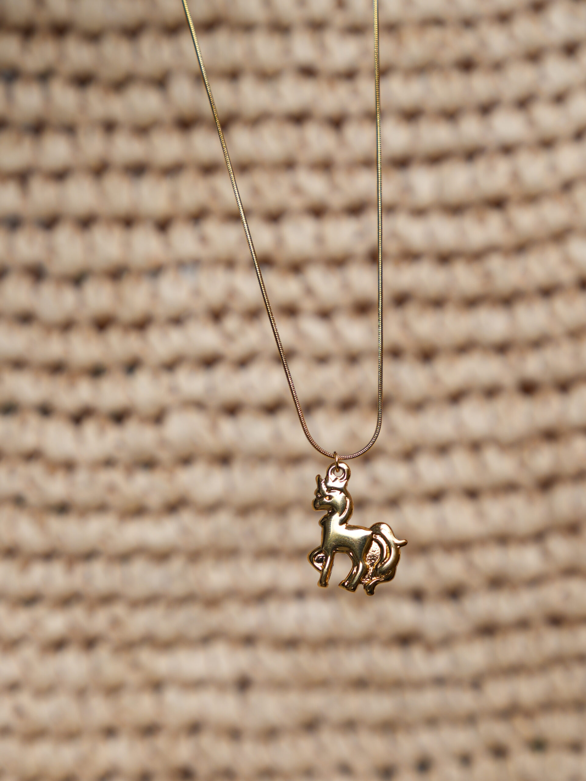 Golden Unicorn Anti-Tarnish Pendant