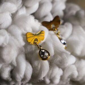 Bow Drop Studs