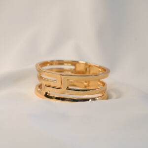 The Architectural Statement Cuff – Modern Golden Glamour