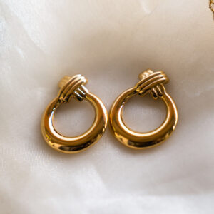Gold Anti Tarnished Earring