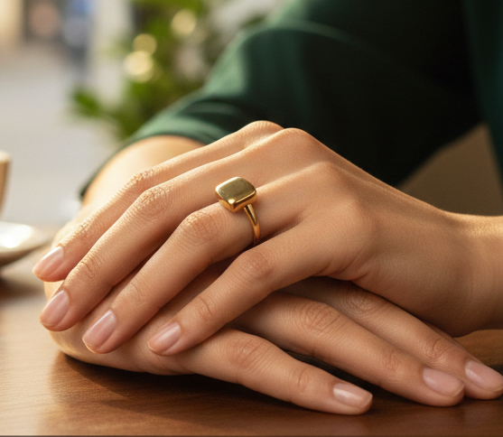 Minimalist Square Ring - Image 2