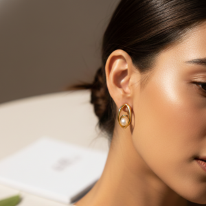 Aurelia Pearl Drop Studs